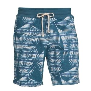 ☆SOLD☆  No Boundaries Men's Comfy Lounge Shorts Tropical Palm Print Size XXL NWT